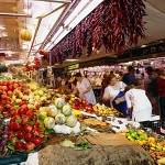 La Boqueria Market in Barcelon Ramblas